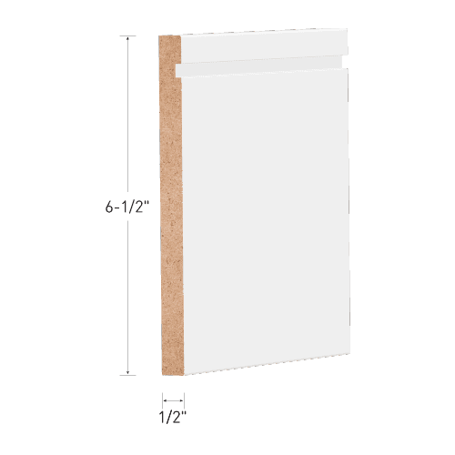 Primed MDF Notch Baseboard