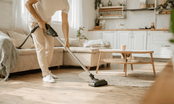 clean engineered hardwood